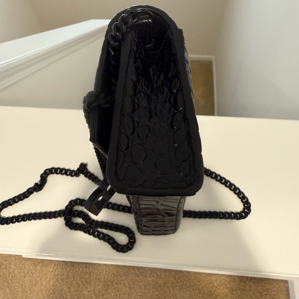 Balenciaga Black Embossed Leather Bag - Picture 9 of 13